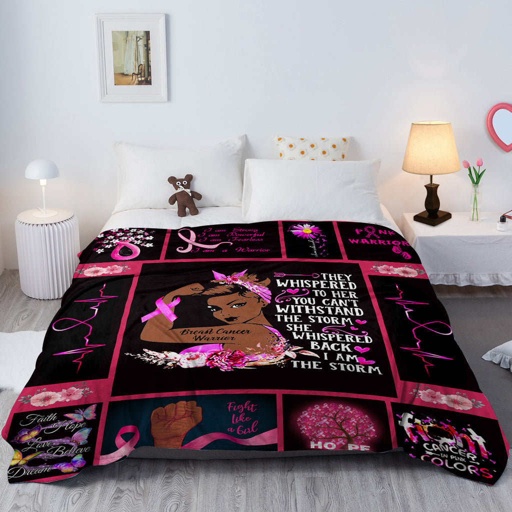 African American Fleece Flannel Blanket For Kids Girls Boys Fluffy Cozy Black Afro Fleece Blanket For Sofa Couch Travel