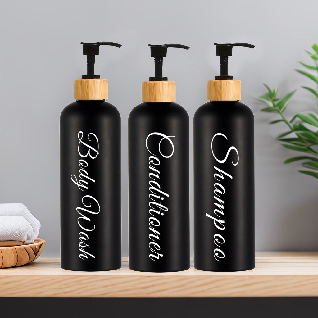 Thickened 3-piece Set Of 500ml Refillable Travel Bottles