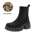 High Heel Suede Stretch Boots