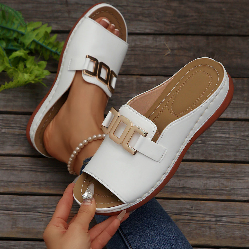 Chain Wedges Sandals