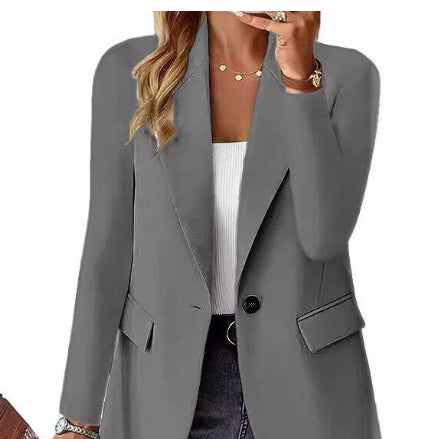 Lapel womens blazer