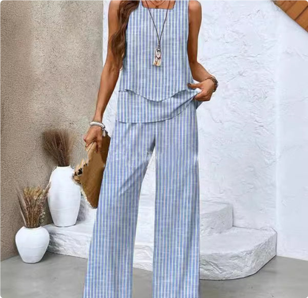Flourish pants and top set