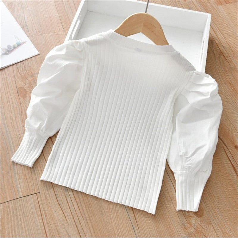 Puff Sleeve Bottoming Shirt