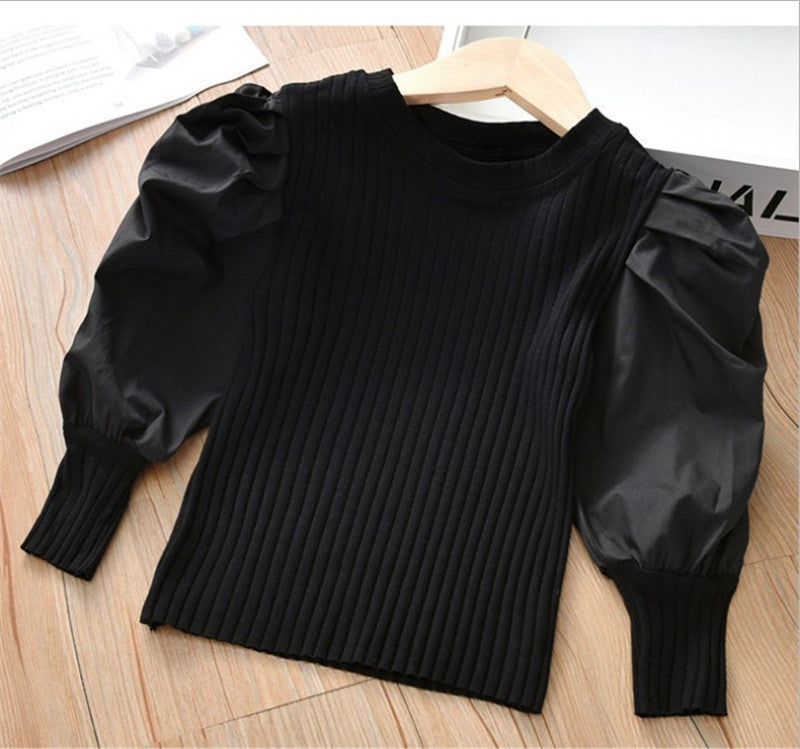 Puff Sleeve Bottoming Shirt