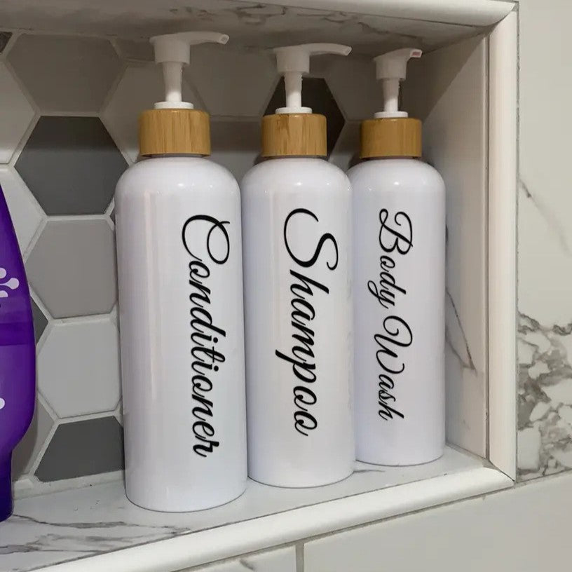 Thickened 3-piece Set Of 500ml Refillable Travel Bottles