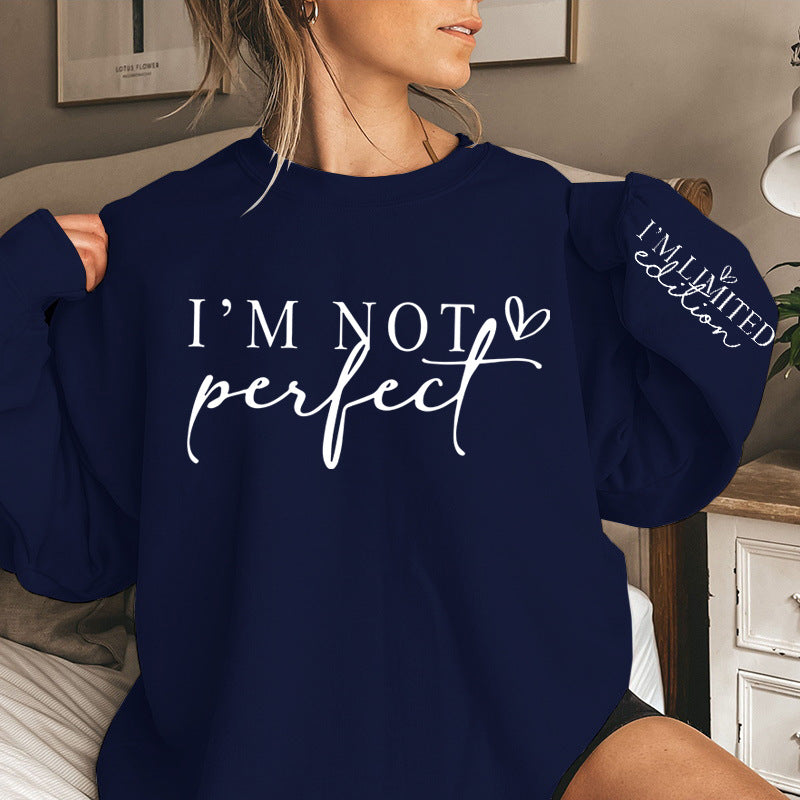 Cross-border Women's Fashionable Letter Printed Sweater