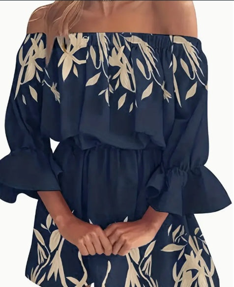 Boho Chic Off-Shoulder Summer Dress