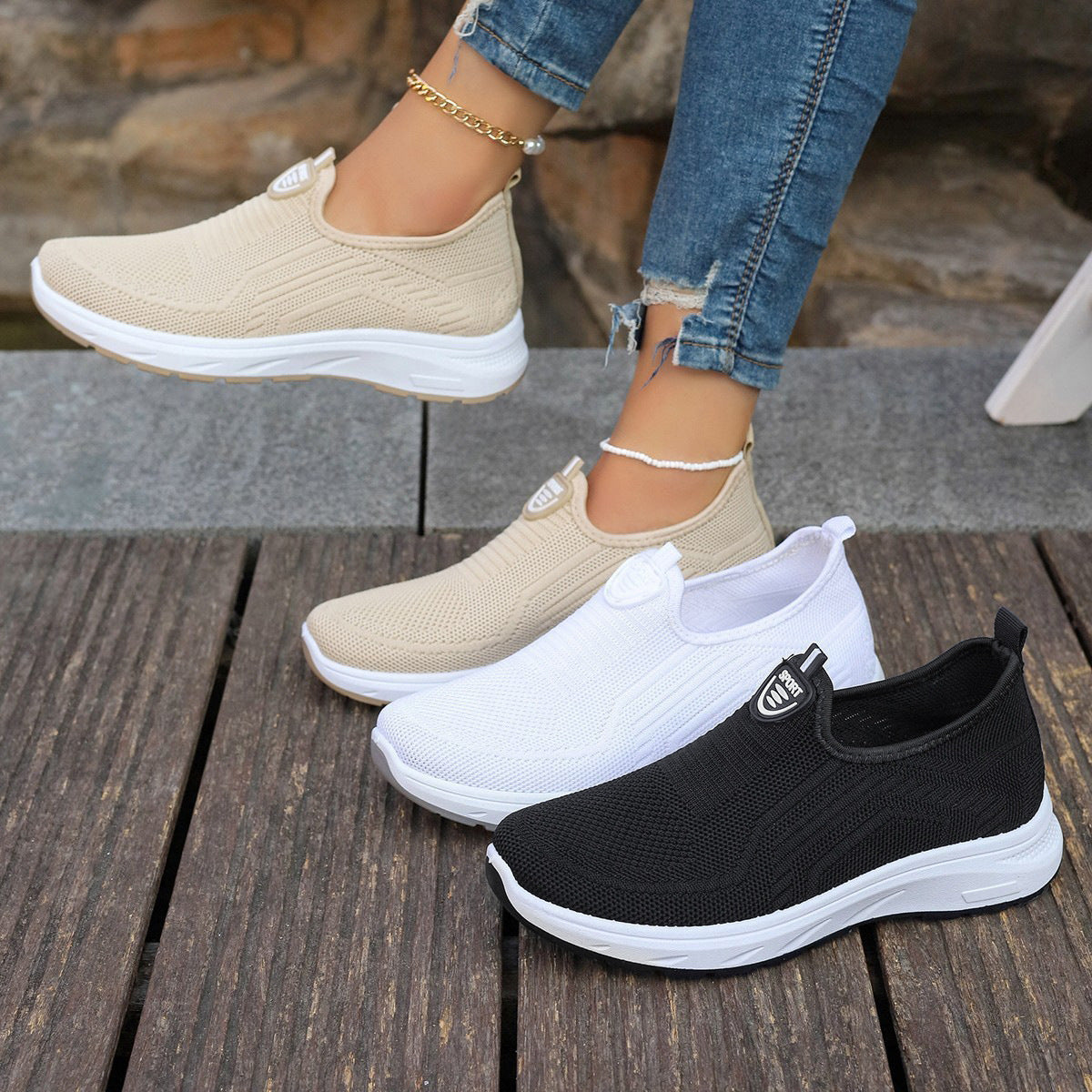 Women's breathable trainers