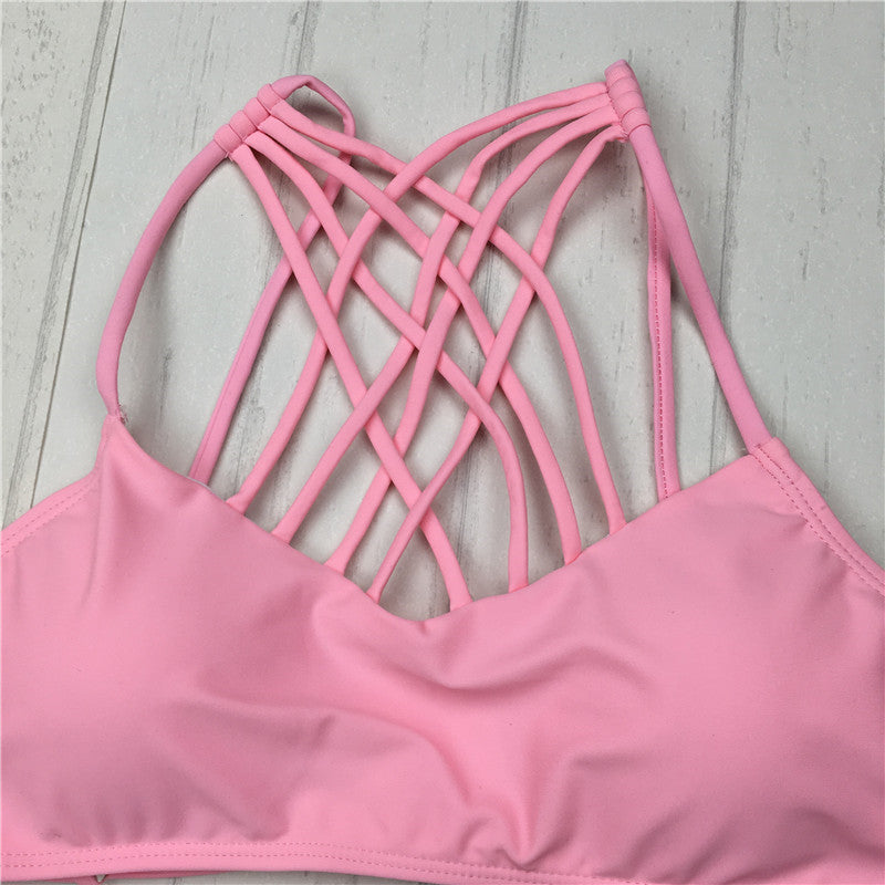 Halter bikini swimsuit