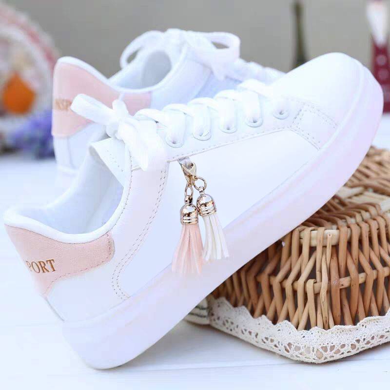 Mesh white shoes
