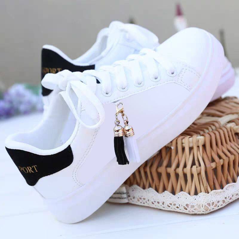 Mesh white shoes