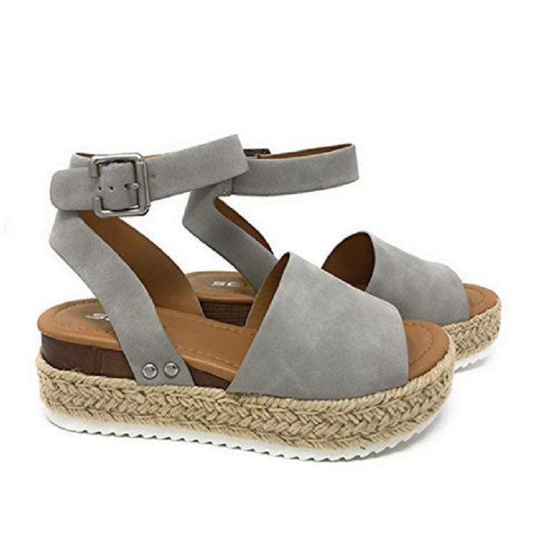 Bottom Large Size Fish Mouth Sandals
