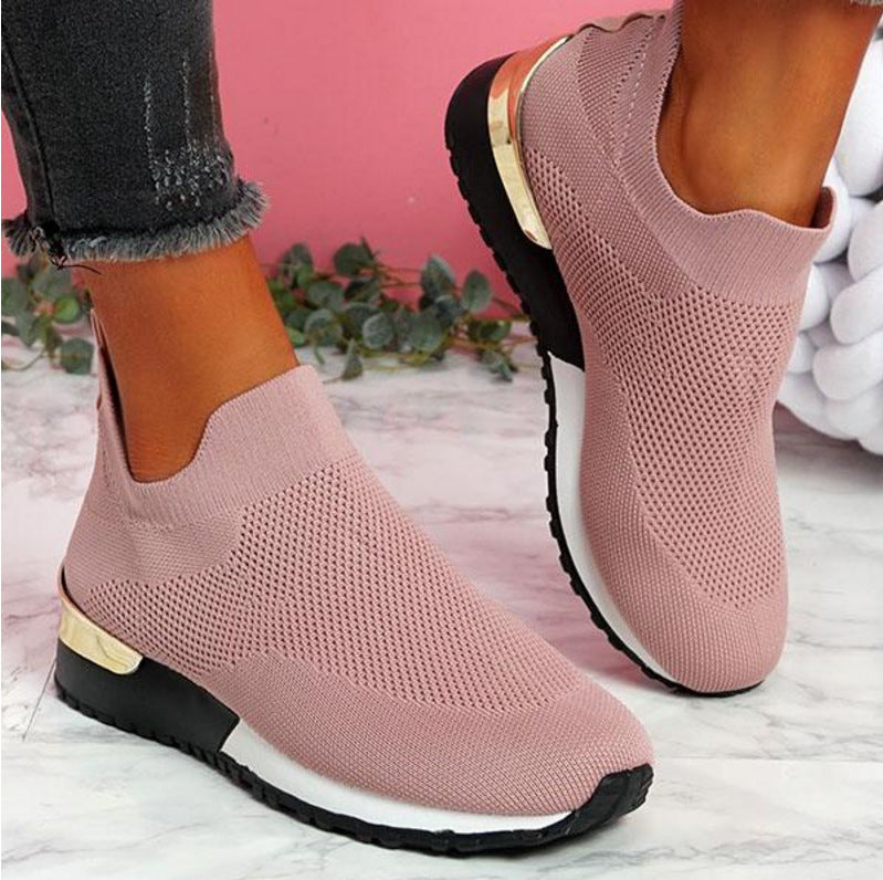 Woven Socks Shoes Stretch