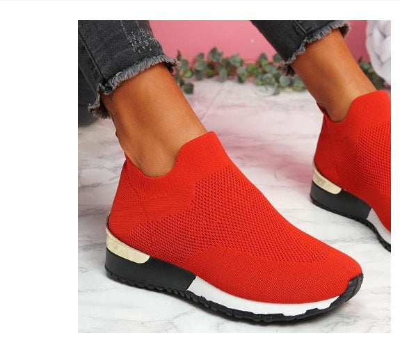 Woven Socks Shoes Stretch