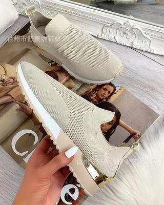 Woven Socks Shoes Stretch