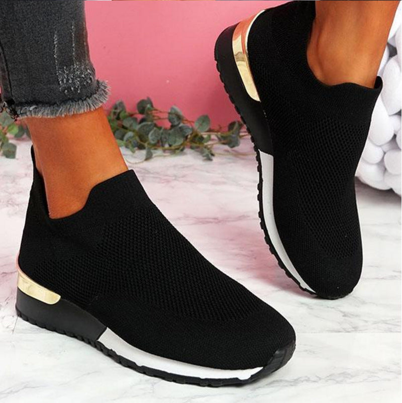 Woven Socks Shoes Stretch
