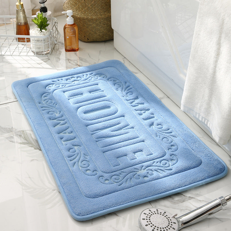 Household Memory Foam Butterfly Velvet Non-slip Carpet