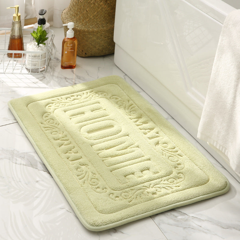 Household Memory Foam Butterfly Velvet Non-slip Carpet