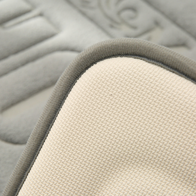 Household Memory Foam Butterfly Velvet Non-slip Carpet