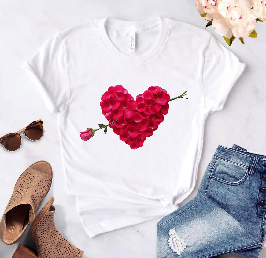 Love print short sleeve