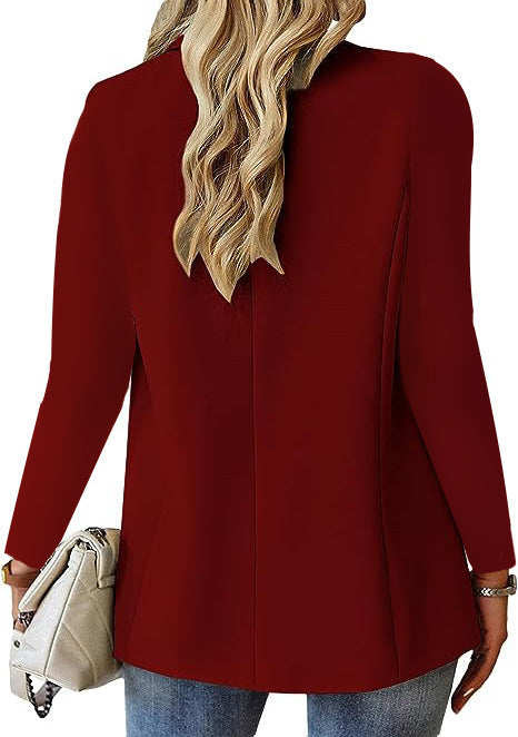 Lapel womens blazer