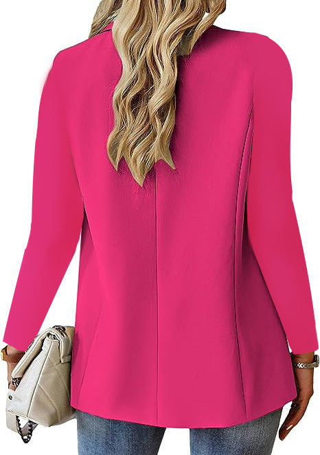 Lapel womens blazer