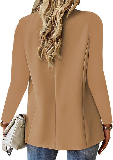 Lapel womens blazer