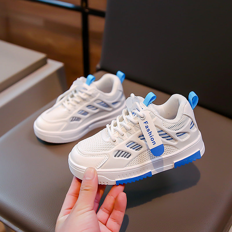 Childrens breathable trainers