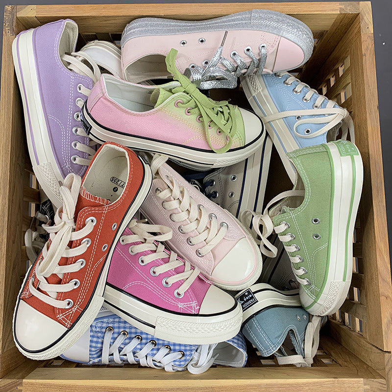 Canvas pumps