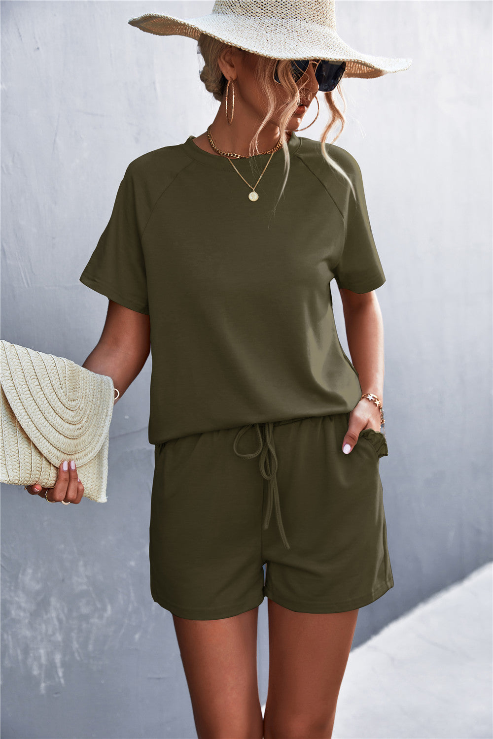 Tied Shorts set