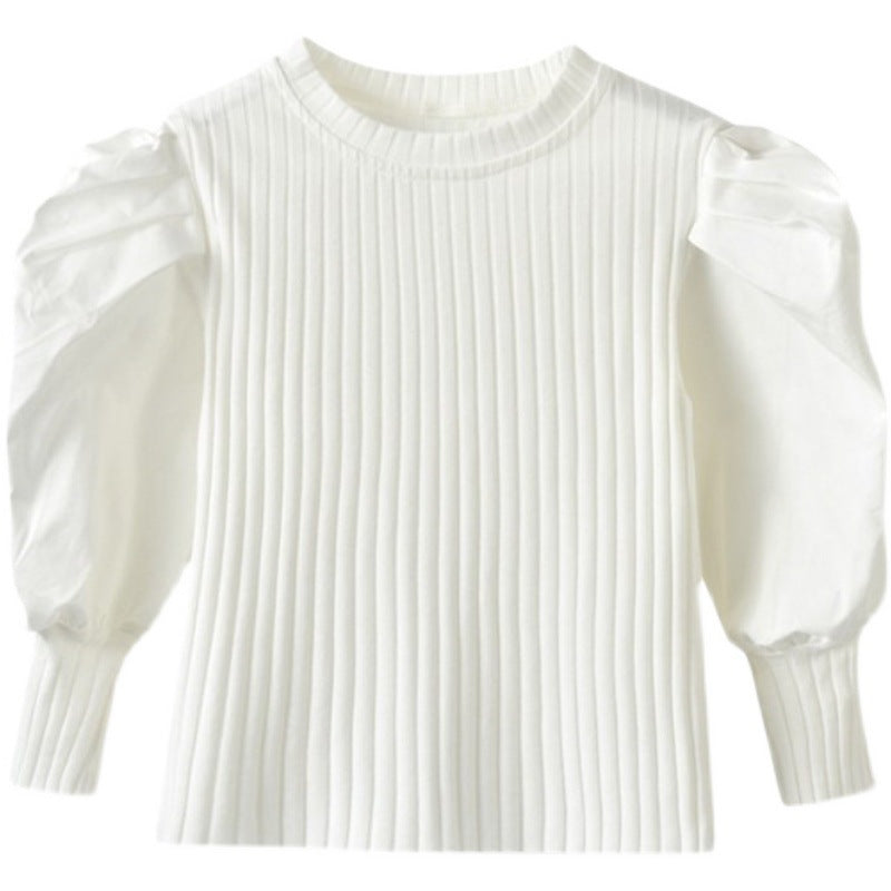 Puff Sleeve Bottoming Shirt