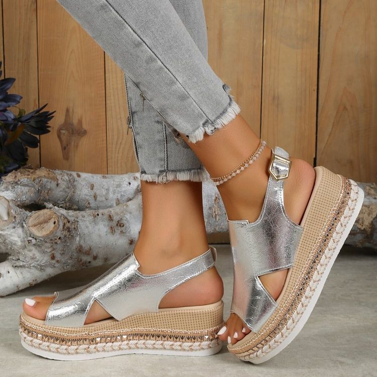Isla Peep-Toe Sandals