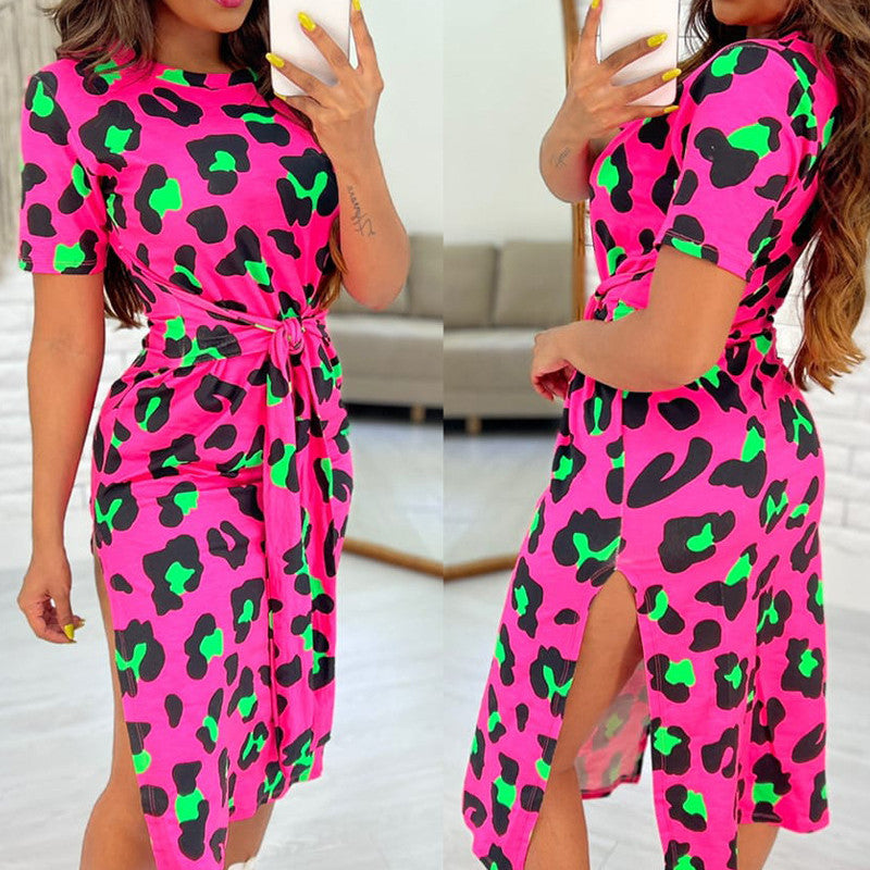 Women's Fashion Personalized Leopard Print Casual Skirt