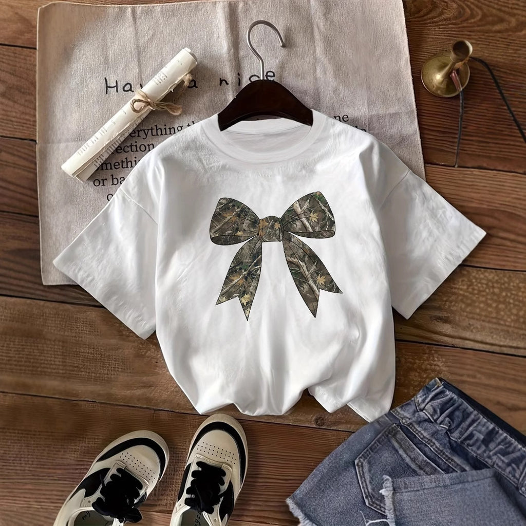 Retro Loose Short-sleeve Top