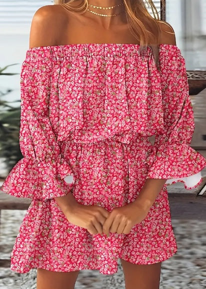 Boho Chic Off-Shoulder Summer Dress