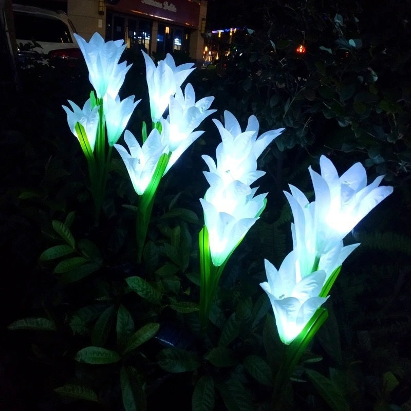Color LED Solar Lawn Lamp Courtyard Ground Lamp