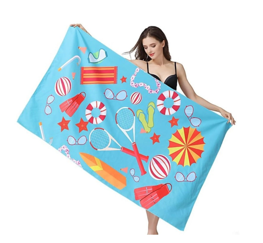 Sports quick-drying bath towel