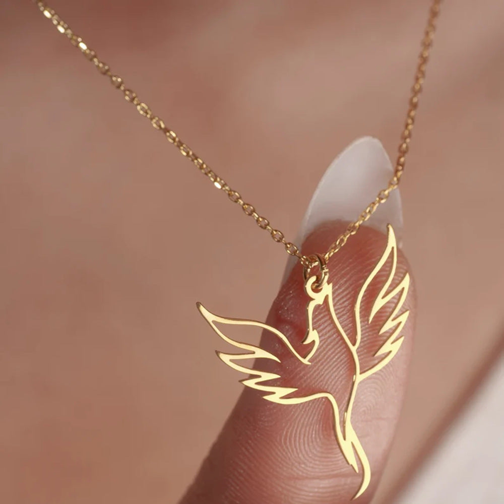Stainless Steel Necklace For Women Trendy Minimalist Design