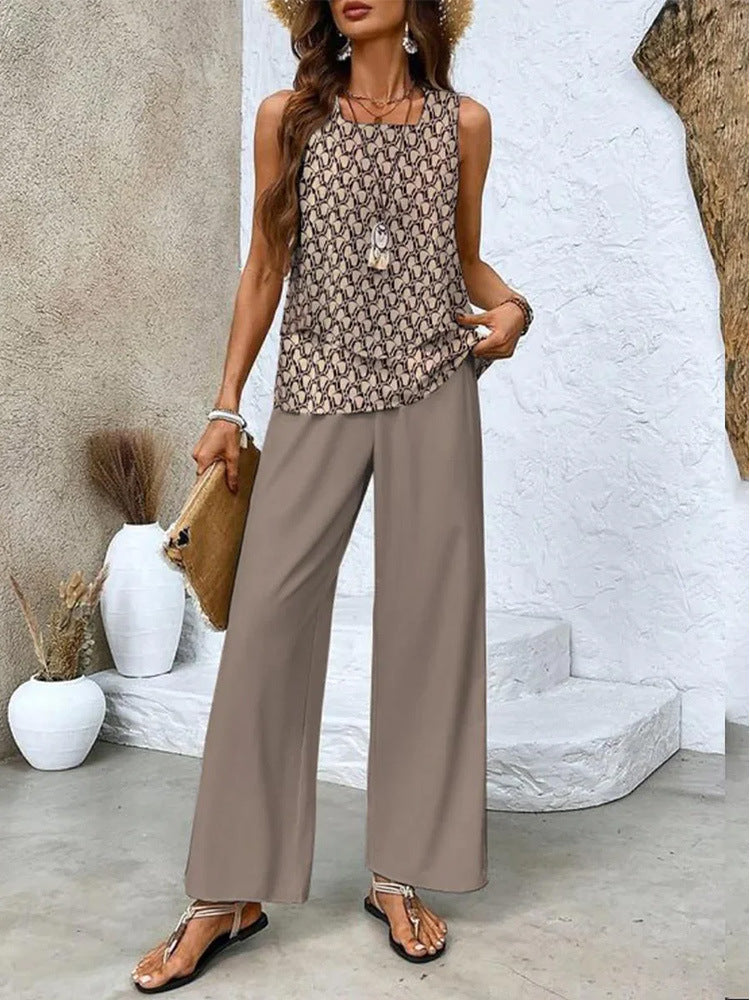 Flourish pants and top set