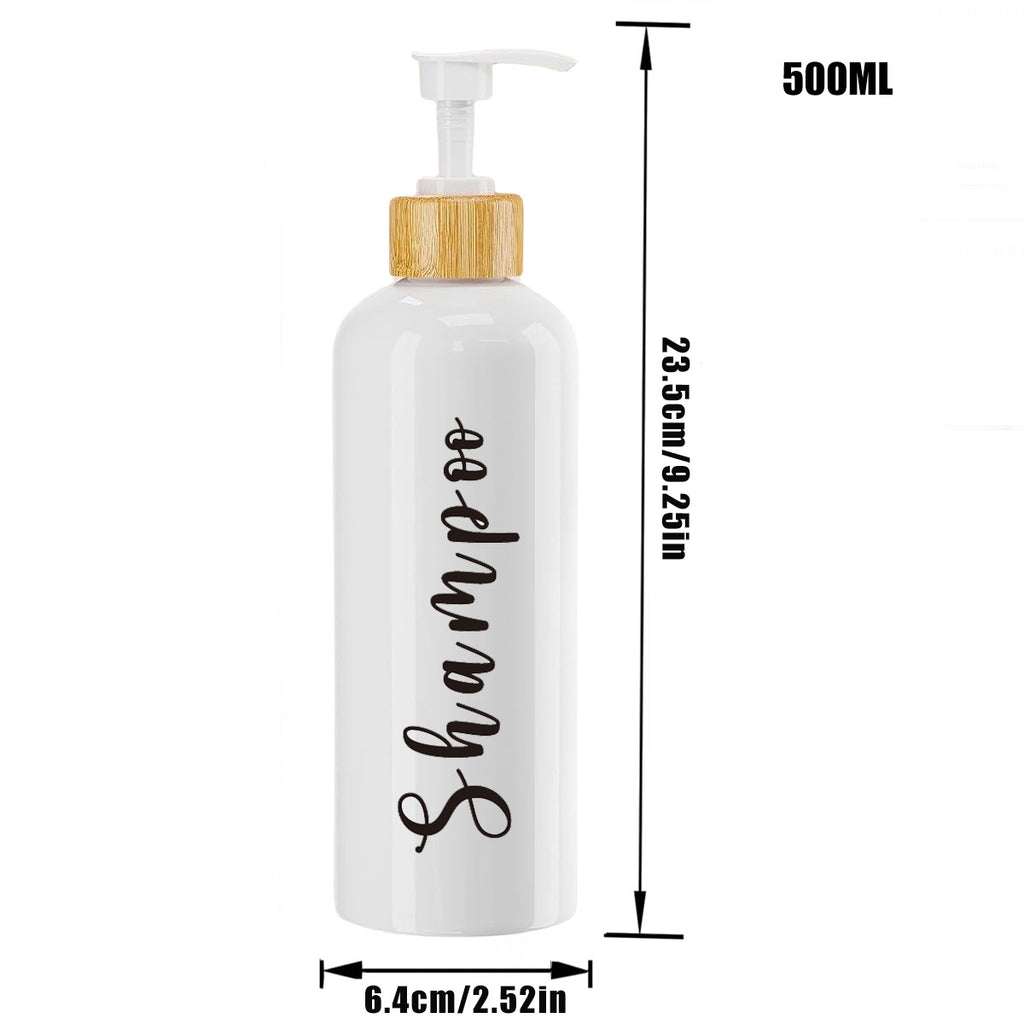 Thickened 3-piece Set Of 500ml Refillable Travel Bottles