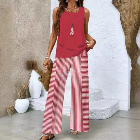Flourish pants and top set