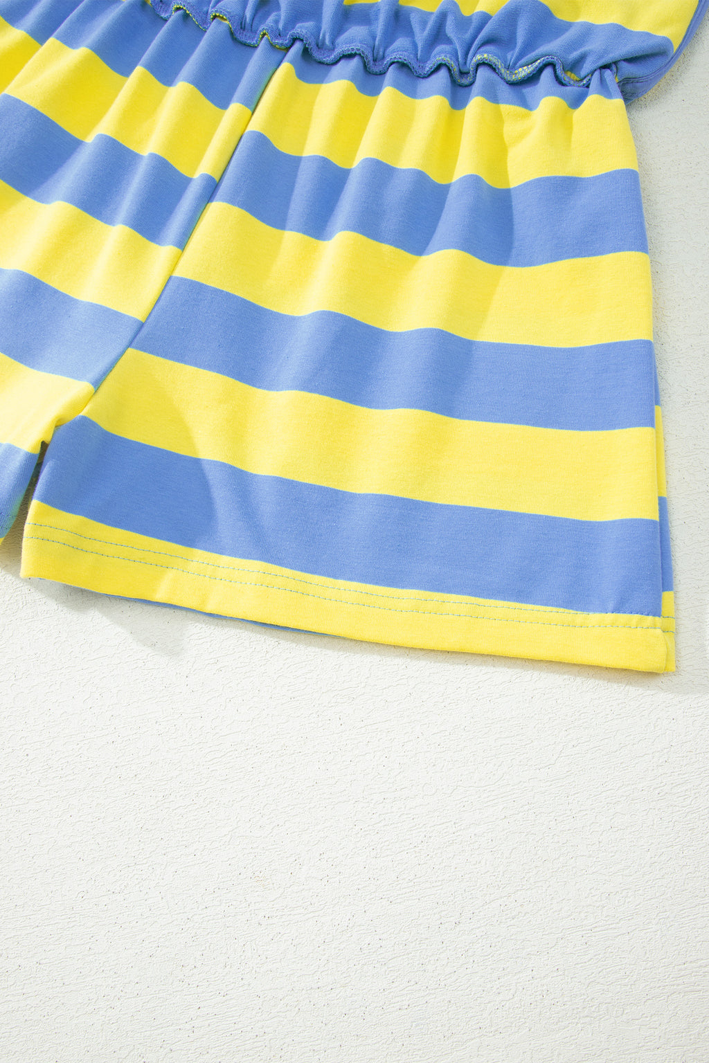 Pink Stripe Dolman Tee Drawstring Skort Athletic 2pcs Set