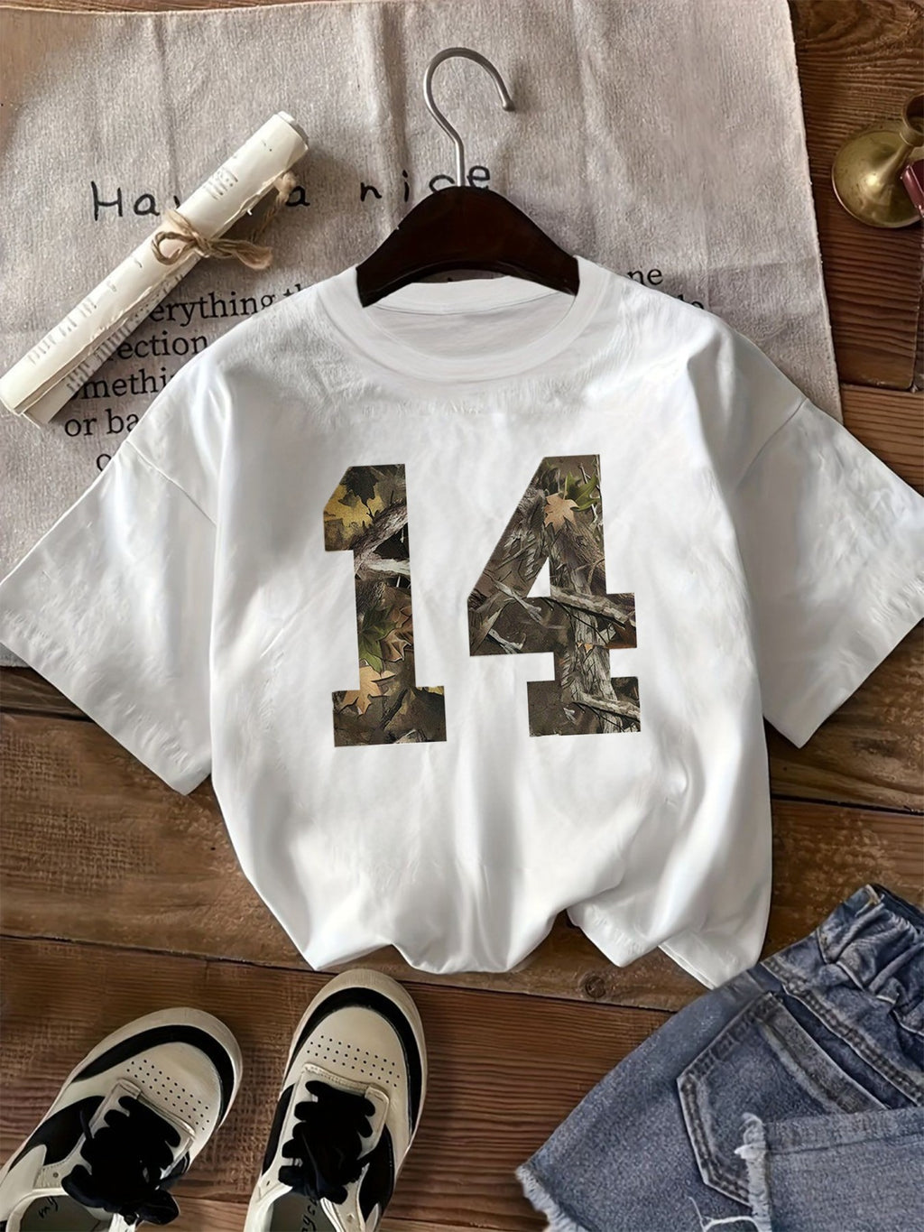 Retro Loose Short-sleeve Top