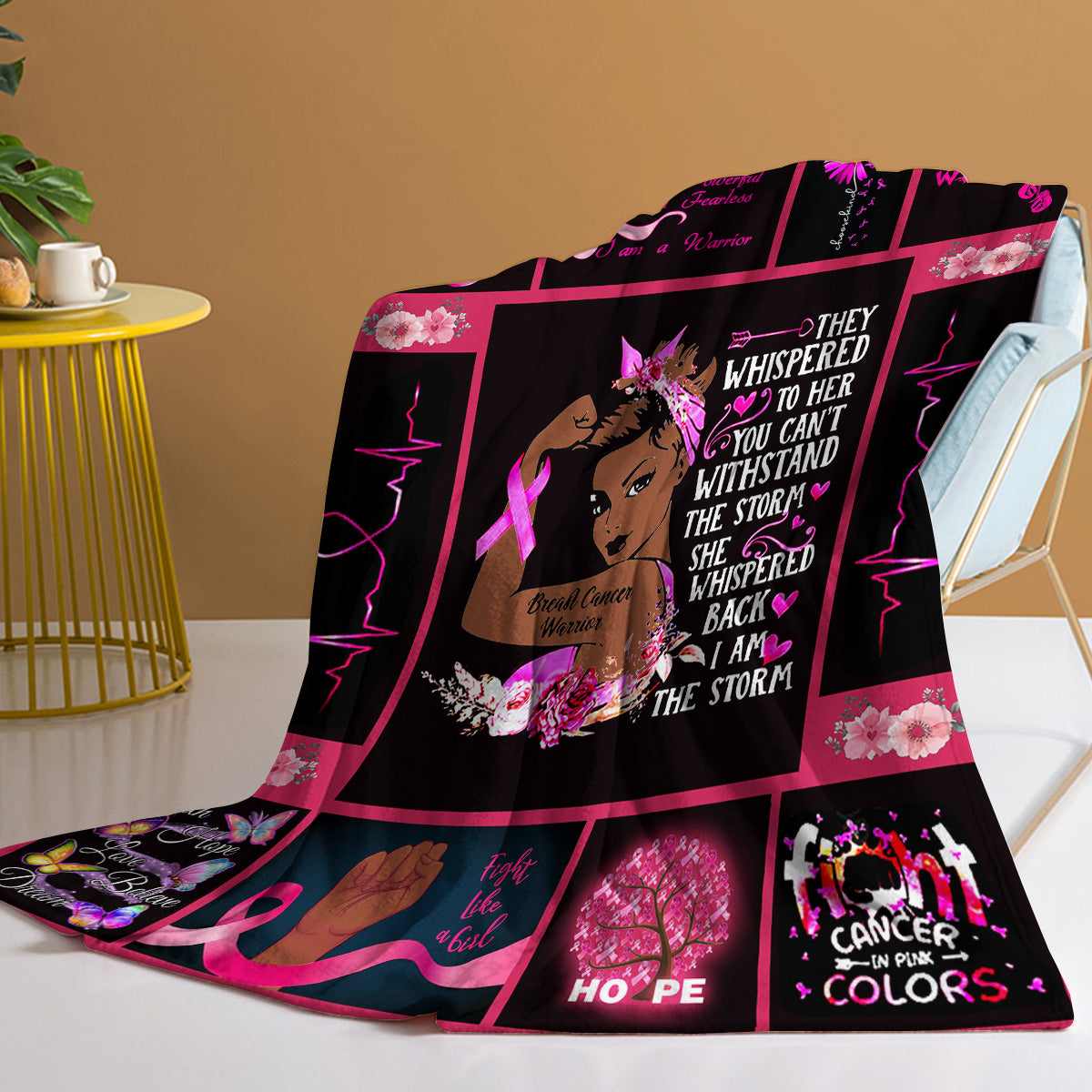 African American Fleece Flannel Blanket For Kids Girls Boys Fluffy Cozy Black Afro Fleece Blanket For Sofa Couch Travel