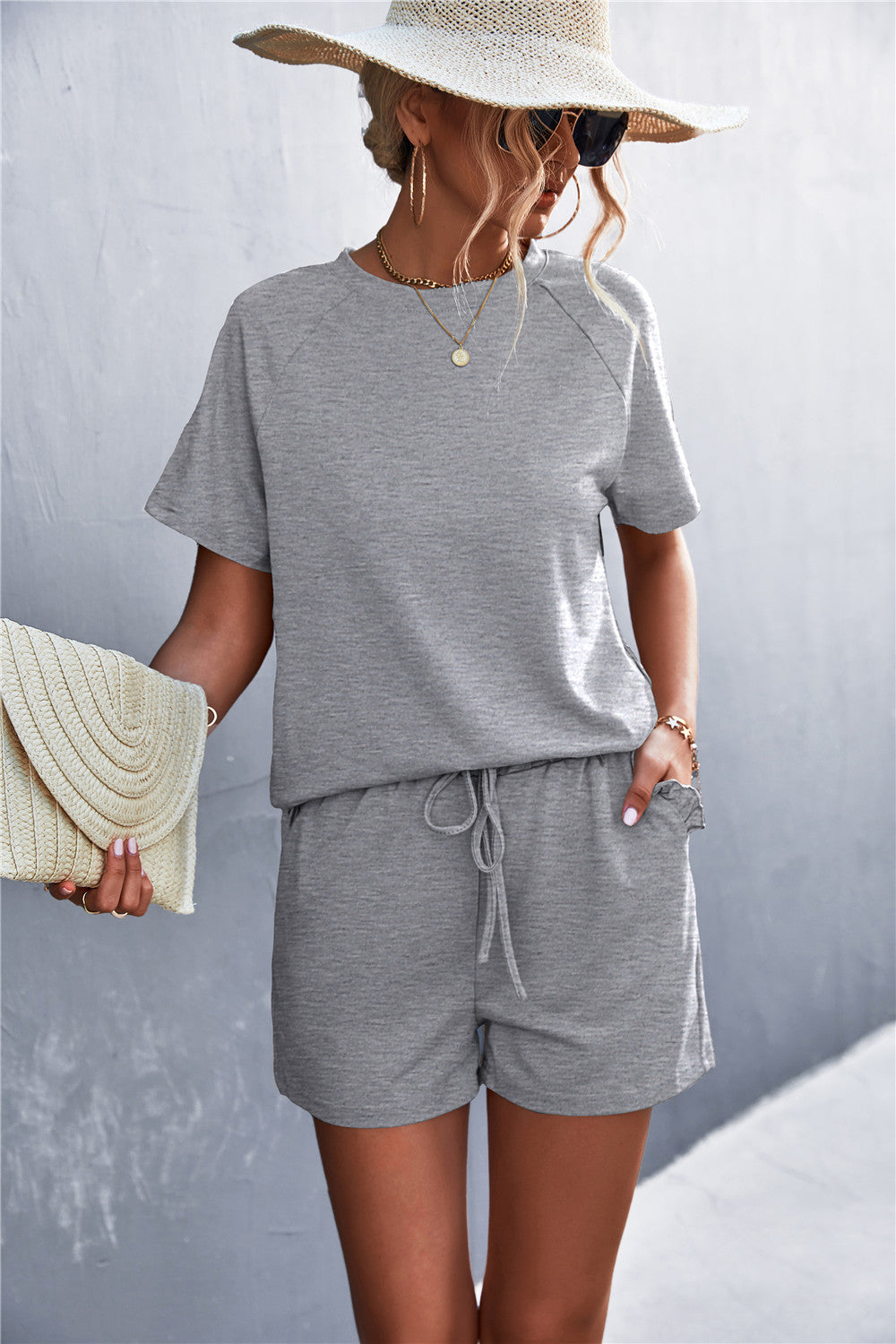 Tied Shorts set