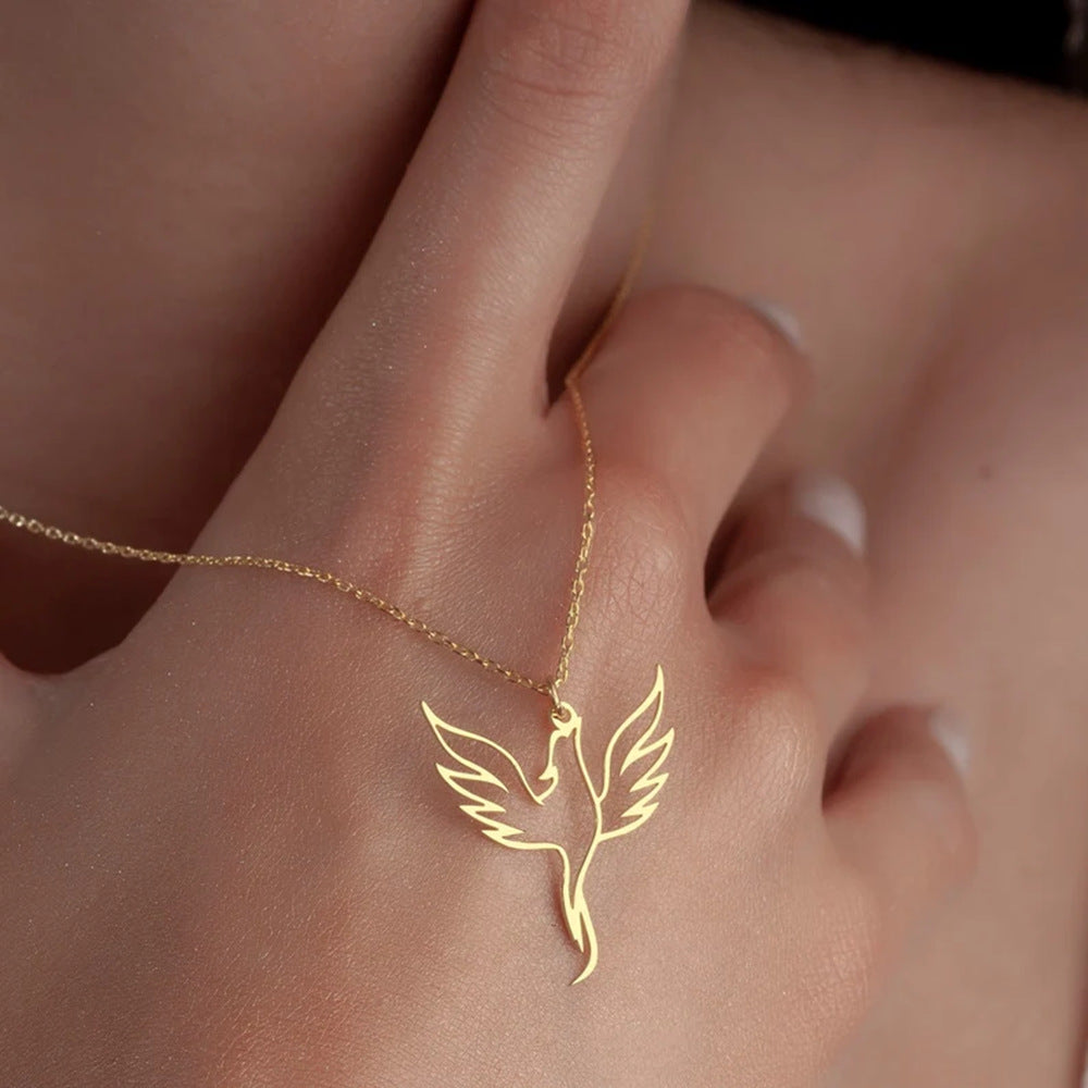 Stainless Steel Necklace For Women Trendy Minimalist Design