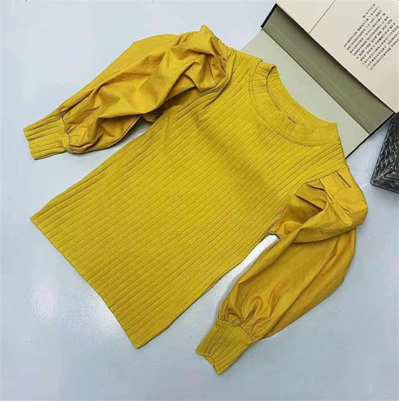 Puff Sleeve Bottoming Shirt