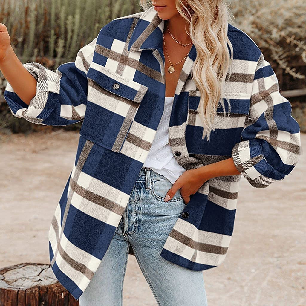 Flannel Check Overshirt Jacket