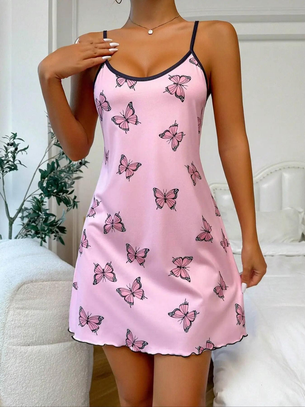 Women's  Sleeveless Slip Nightdress