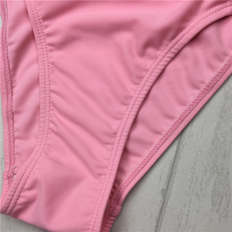Halter bikini swimsuit
